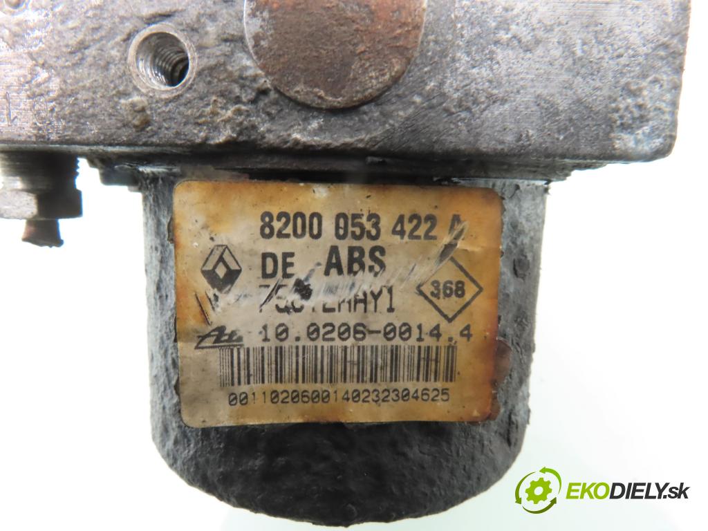 RENAULT LAGUNA II (BG0/1_) LIFTBACK 2001 79,00 1.6 16V (BG0A, BG0L) - K4M 714 1598,00 Pumpa ABS 10096014123 ; 8200053422A (Pumpa ABS)