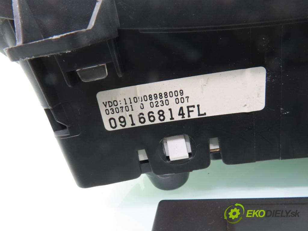 OPEL CORSA C (X01) HB 2001 55,00 1.2 16V 75 - Z 12 XE 1199,00 spínačka / imobilizéra IMMO / řídící jednotka 0261206074 ; 09115112 ; 09166814FL