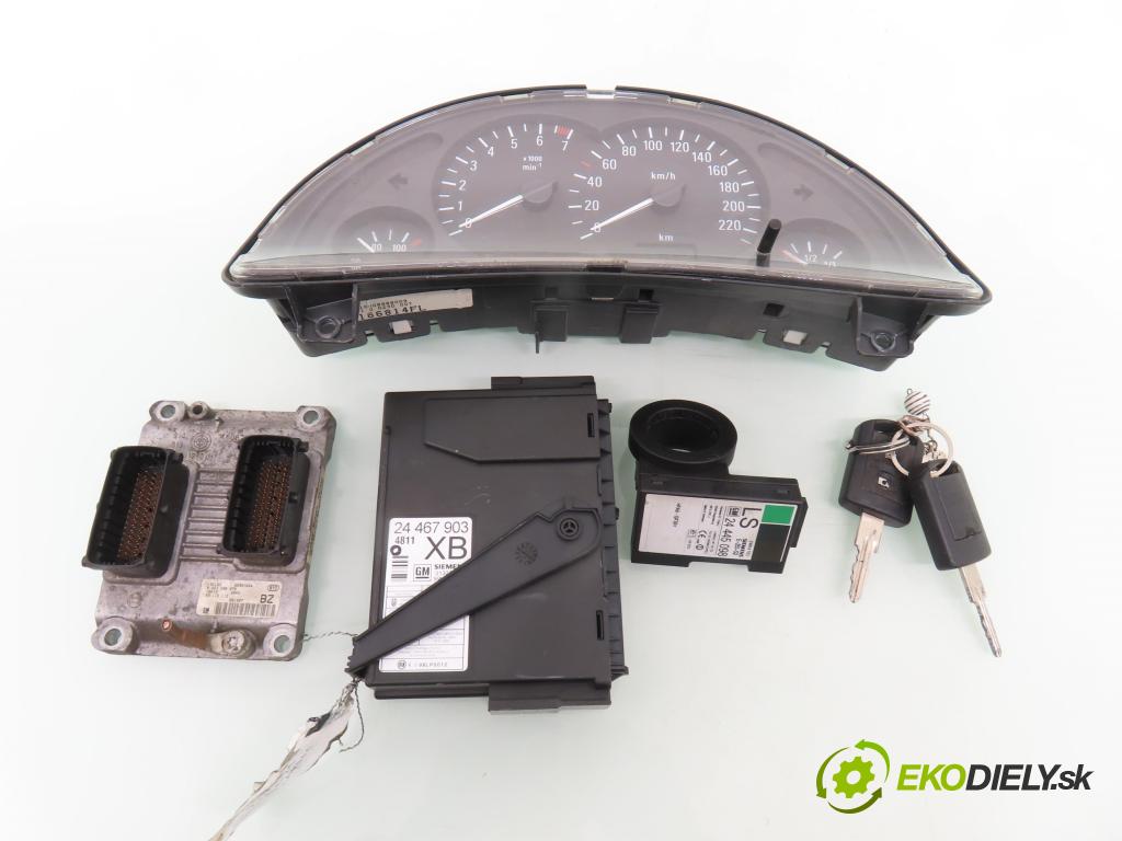 OPEL CORSA C (X01) HB 2001 55,00 1.2 16V 75 - Z 12 XE 1199,00 spínačka / imobilizéra IMMO / řídící jednotka 0261206074 ; 09115112 ; 09166814FL