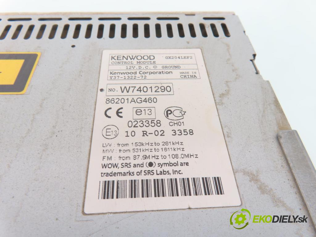 SUBARU OUTBACK (BL, BP) KOMBI 2008 110,00 2.0 D AWD - EE20Z 1998,00 RADIO CD 86201AG460