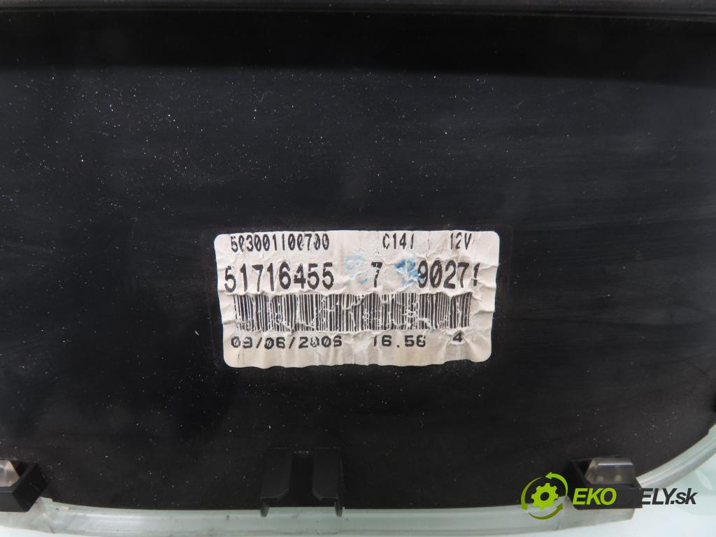 FIAT GRANDE PUNTO (199_) HB 2006 66,00 1.3 D Multijet 90 - 199 A3.000 1248,00 prístrojovka elektrický 51716455