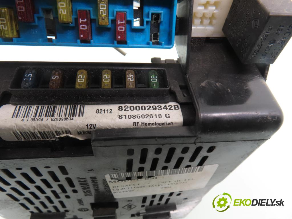 RENAULT SCENIC I (JA0/1_) MINIVAN 2002 75,00 1.9 dCi 102 - F9Q 732 1870,00 MODUL BSI 8200029342B ; S108502610G