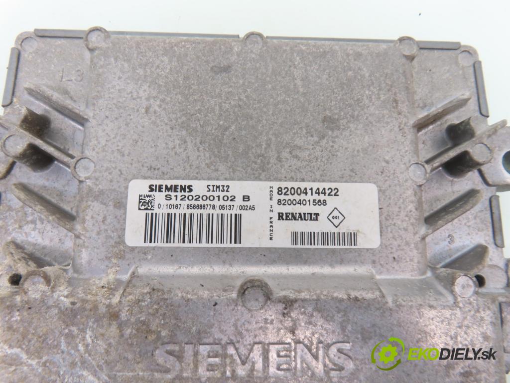 RENAULT MODUS / GRAND MODUS (F/JP0_) HB 2005 48,00 1.2 (FP0C, FP0K, FP0P) - D4F 740 1149,00 řídící jednotka motora S120200102B ; 8200414422