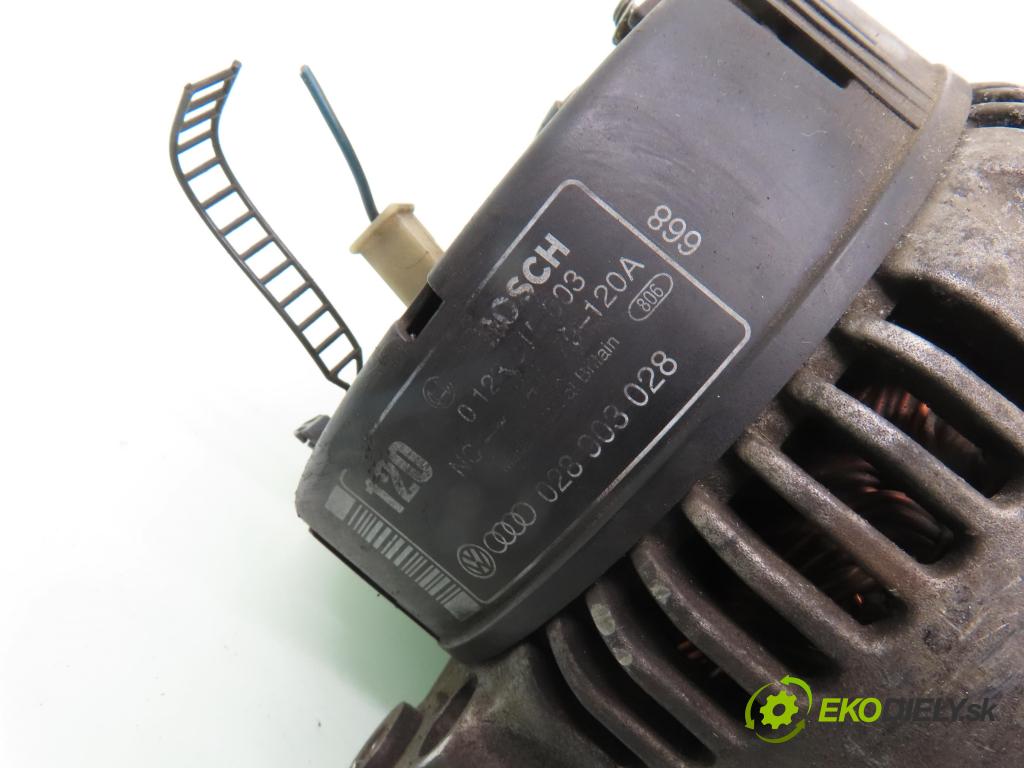 VW PASSAT B5 (3B2) SEDAN 1999 66,00 1.9 TDI - AHH 1896,00 Alternátor 028903028 ; 0124325003 (Alternátor)