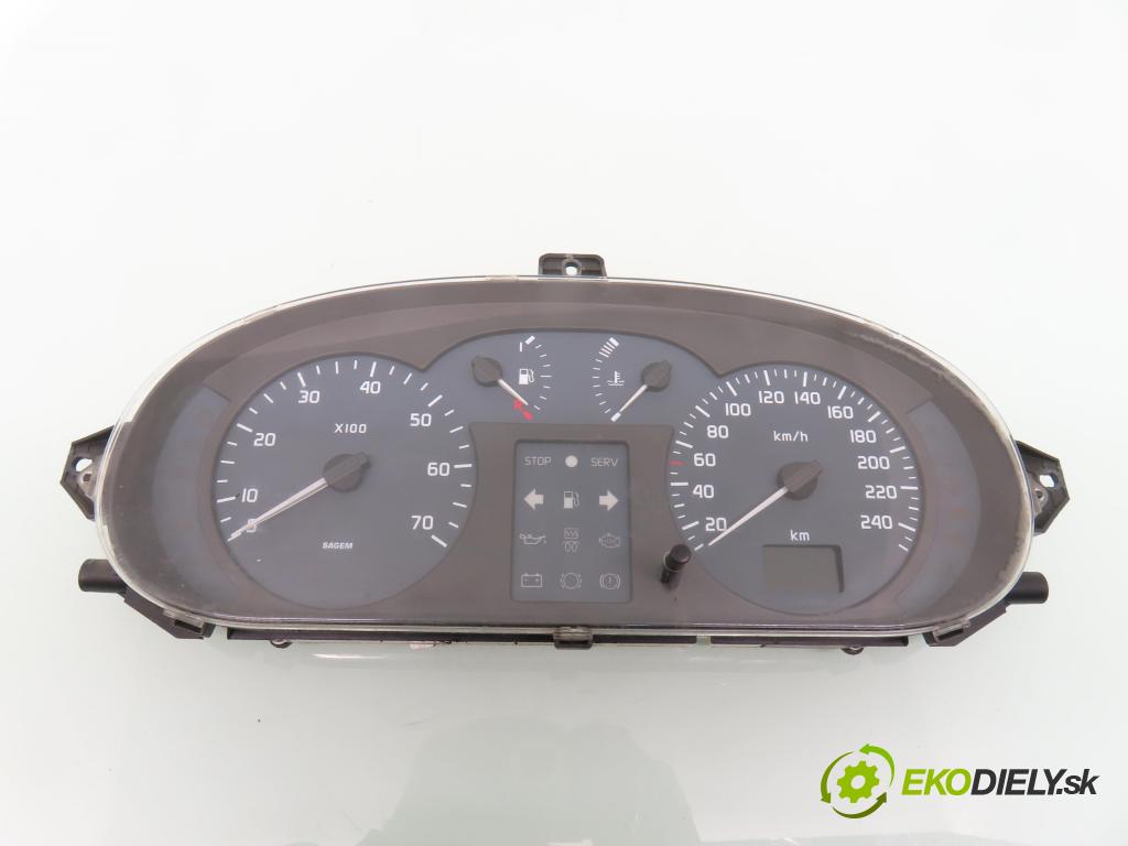 RENAULT SCENIC I (JA0/1_) MINIVAN 2000 70,00 1.4 16V (JA0D, JA1H, Ja0W, JA10) - K4J 714 1390,00 Prístrojovka elektrický P8200071811