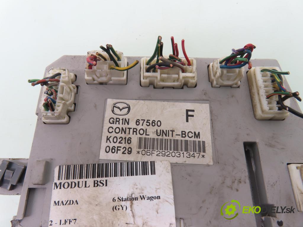 MAZDA 6 Station Wagon (GY) KOMBI 2006 107,00 2 - LFF7 1999,00 MODUL BCM GR1N67560