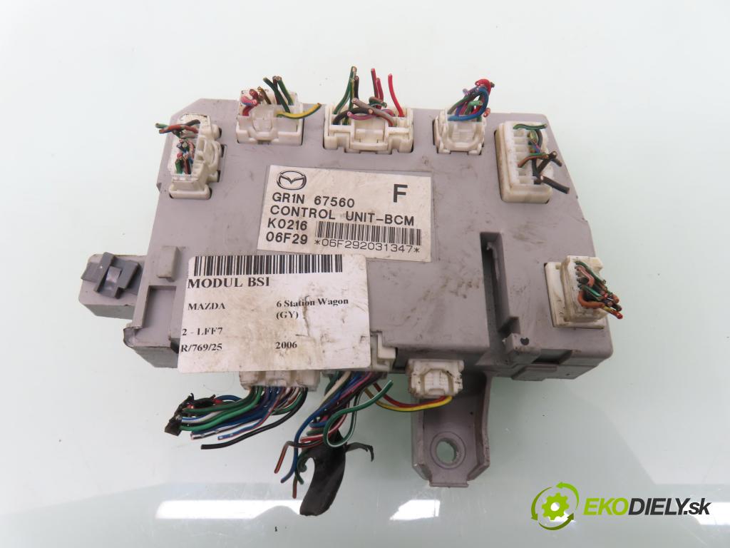 MAZDA 6 Station Wagon (GY) KOMBI 2006 107,00 2 - LFF7 1999,00 MODUL BCM GR1N67560