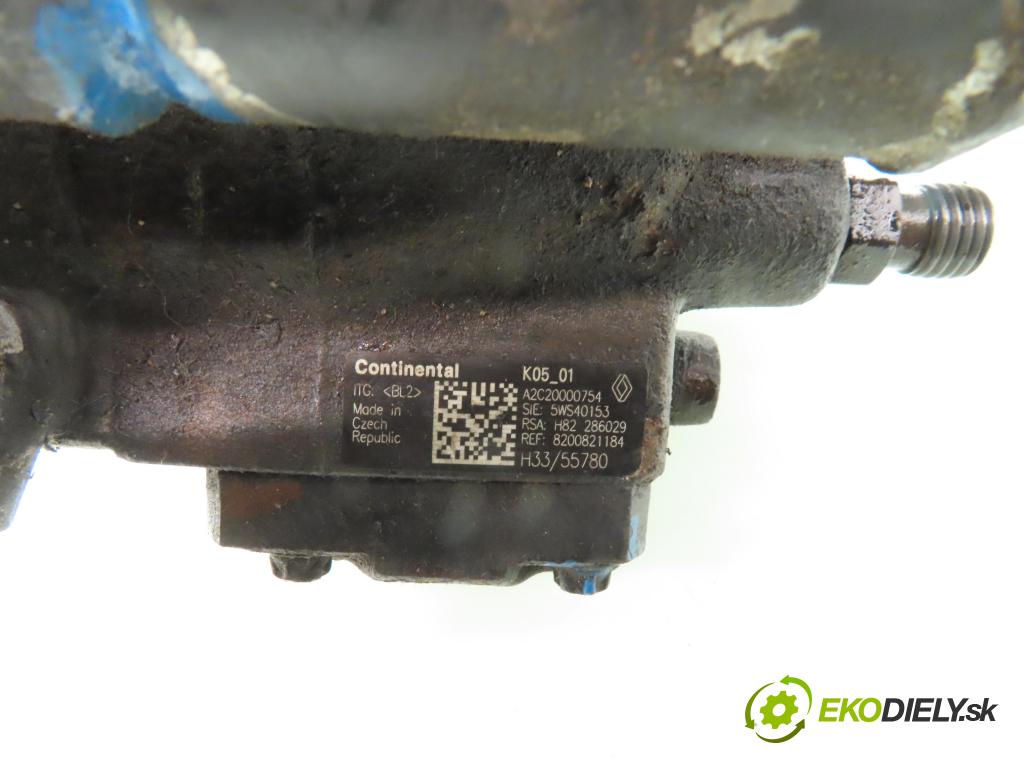 RENAULT SCENIC II (JM0/1_) MINIVAN 2003 60,00 1.5 dCi (JM0F) - K9K 722 1461,00 pumpa vysokého TLAK: A2C20000754 ; 5WS40153 ; 8200821184