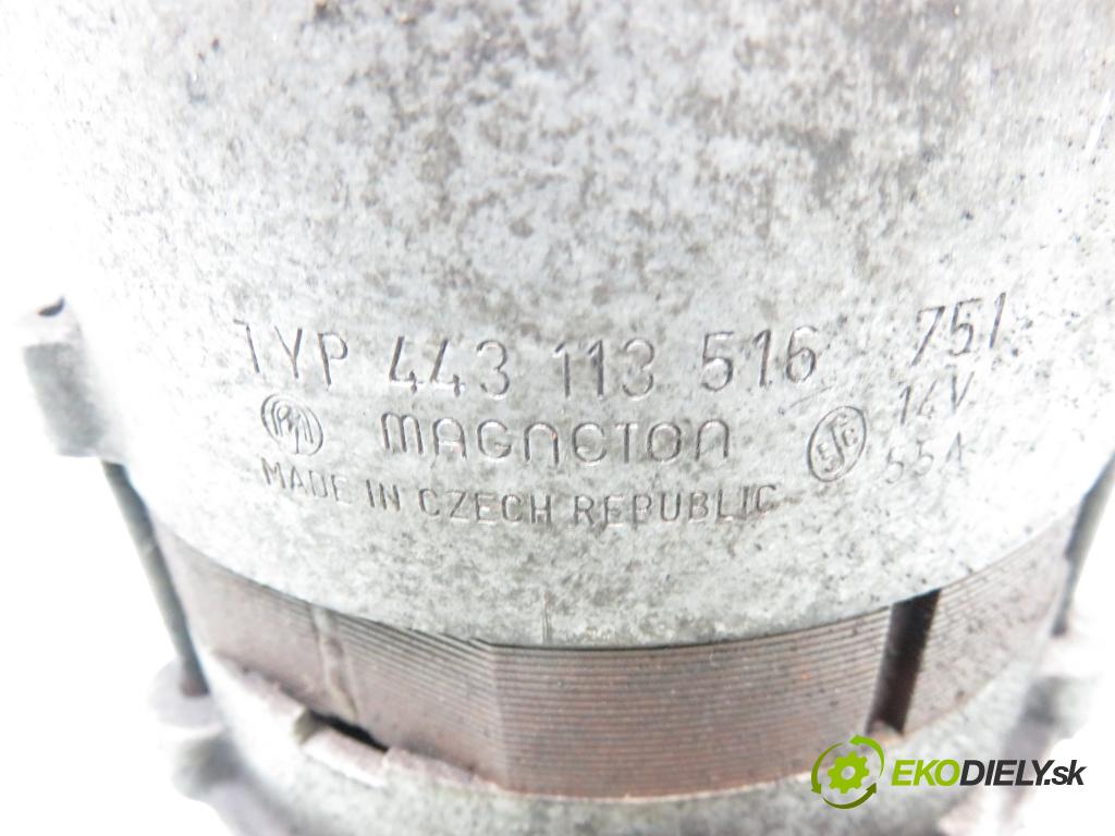 SKODA FELICIA I (6U1) HB 1997 43,00 1.3 - 135 L 1289,00 Alternátor 443113516 (Alternátor)