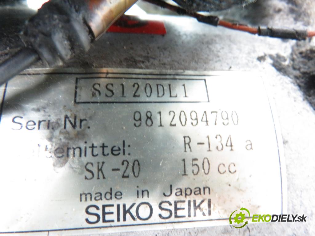 BMW 3 (E46) SEDAN 1999 100,00 320 d 136 - M47 D20 (204D1) 1951,00 KOMPRESOR: klimatizácie 8386650 ; SS120DL1 (Kompresor klimatizácie)