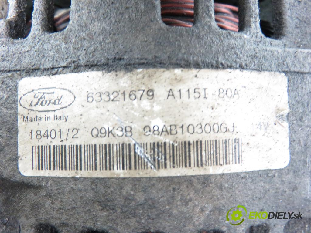 FORD FOCUS Turnier (DNW) KOMBI 2003 74,00 1.6 16V - FYDB 1596,00 Alternátor 98AB10300GJ ; 63321679 (Alternátor)