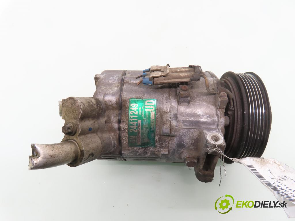 OPEL VECTRA C (Z02) LIFTBACK 2002 74,00 2.0 DTI 16V 101 - Y 20 DTH 1995,00 KOMPRESOR: klimatizácie 24411249 (Kompresor klimatizácie)