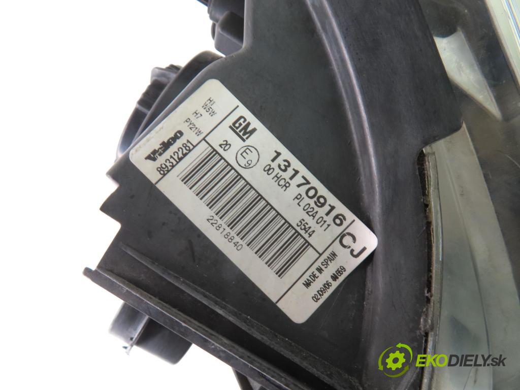 OPEL VECTRA C Kombi (Z02) KOMBI 2006 88,00 1.9 CDTI - Z 19 DT 1910,00 světlo PP 13170916