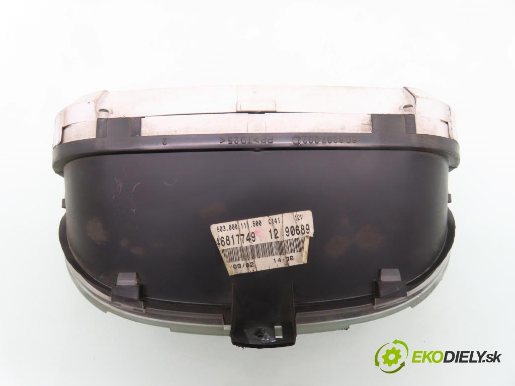 FIAT DOBLO nadwozie wielkoprzestrzenne (MPV) (119_, 223_) FURGON 2002 74,00 1.9 JTD 100 - 182 B9.000 1910,00 prístrojovka elektrický 46817749