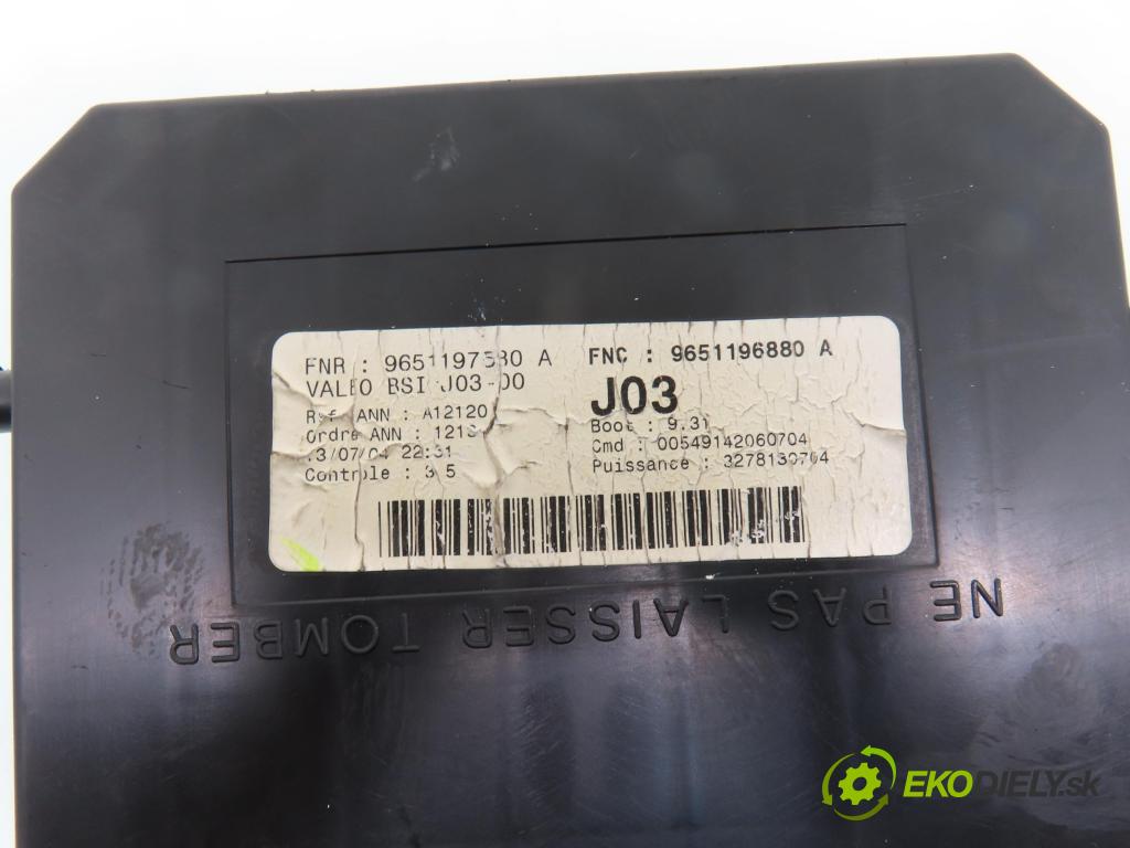 CITROEN C5 I Break (DE_) KOMBI 2004 80,00 2.0 HDi 8V 109 - RHZ 1997,00 MODUL BSI 9651196880A ; 9651197680A