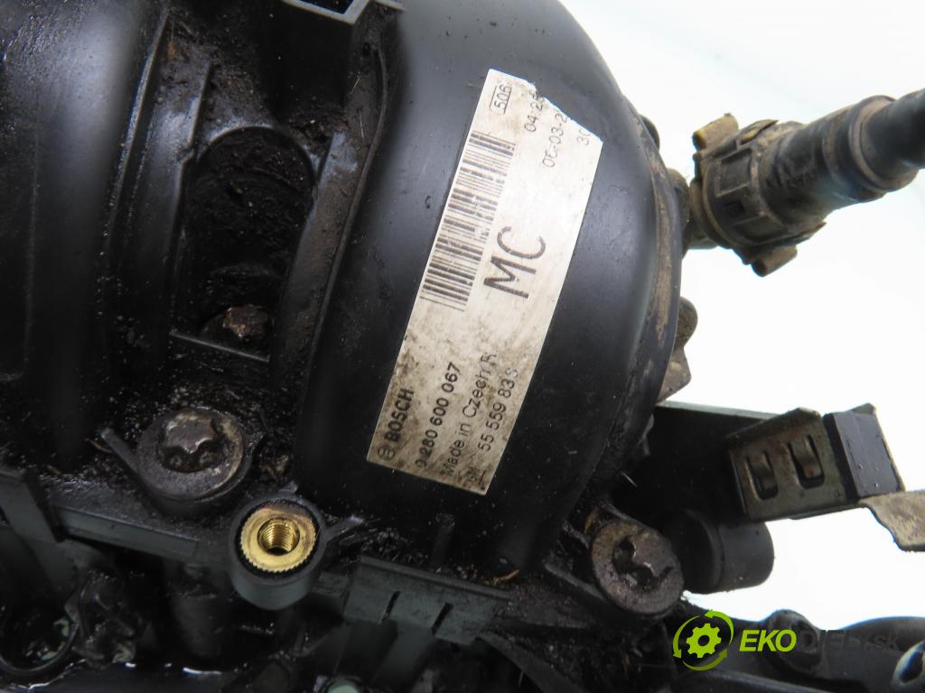 OPEL CORSA C (X01) HB 2006 59,00 1.2 16V Twinport 80 - Z 12 XEP 1229,00 potrubí 0280600067 ; 55559836
