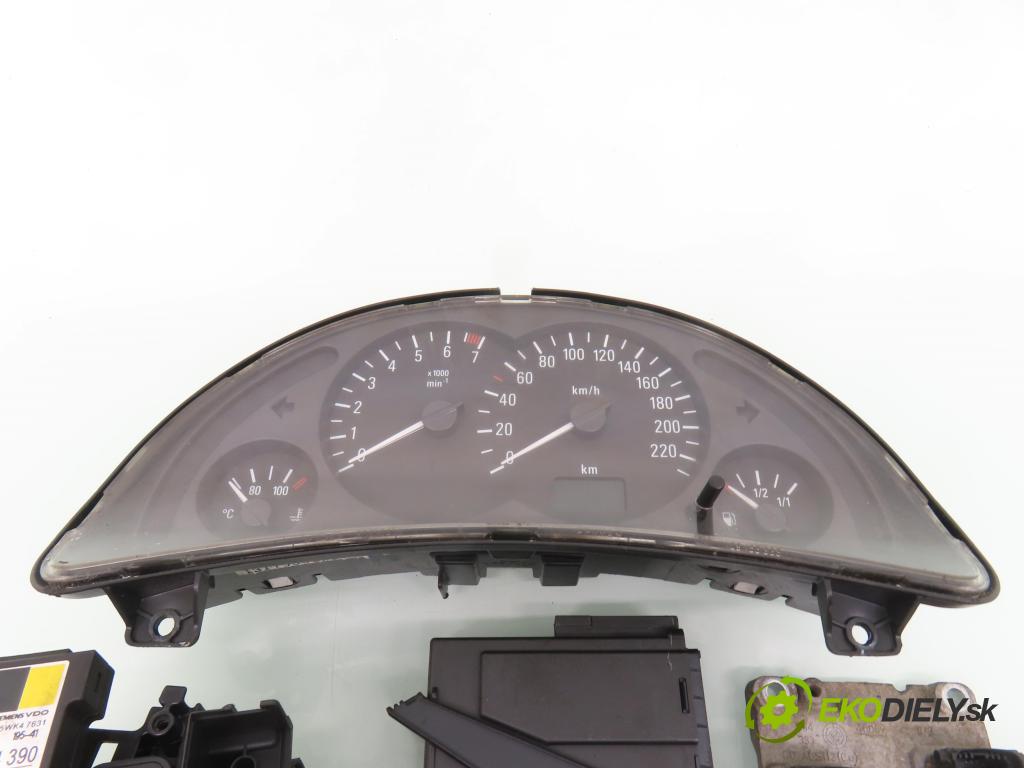 OPEL CORSA C (X01) HB 2006 59,00 1.2 16V Twinport 80 - Z 12 XEP 1229,00 spínačka / imobilizéra IMMO / řídící jednotka 0261208253 ; 55352622 ; 13173350WD