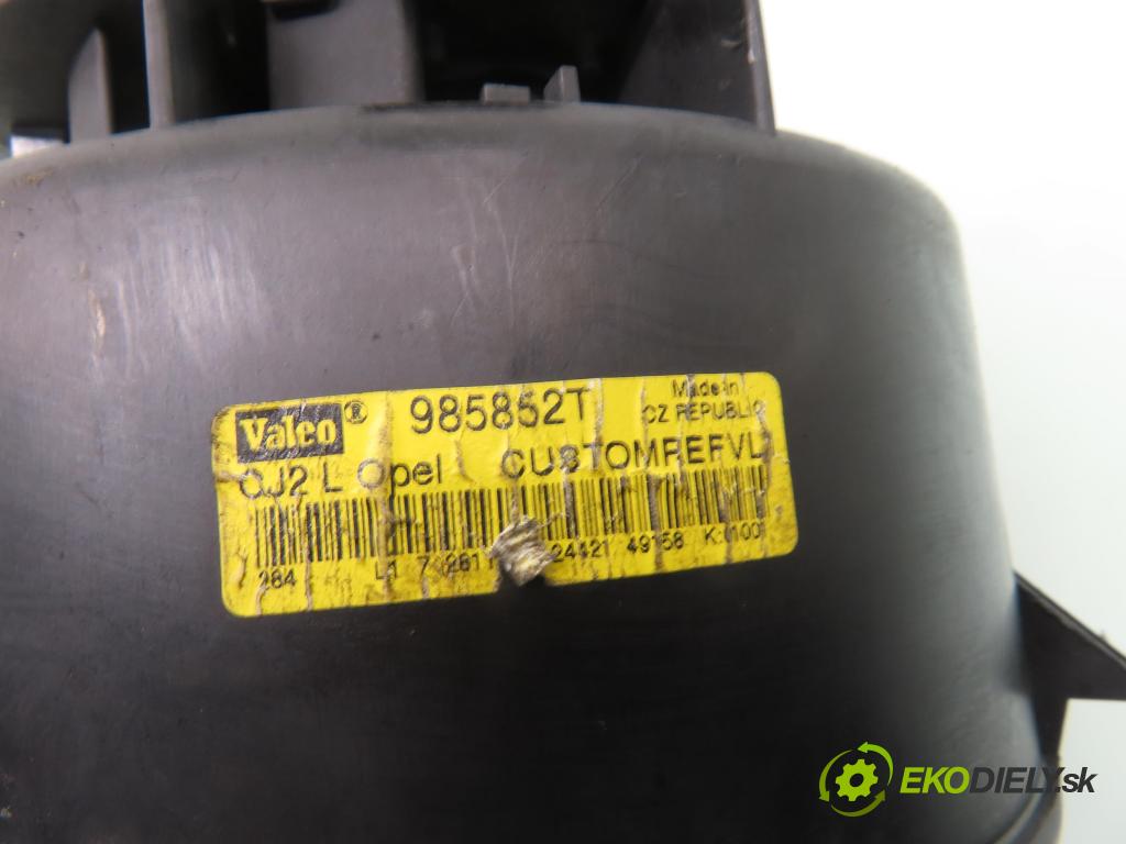 OPEL VECTRA C GTS (Z02) LIFTBACK 2003 90,00 1.8 16V 122 - Z 18 XE 1796,00 ventilátor větráku 985852T ; 73421312 ; 006962R