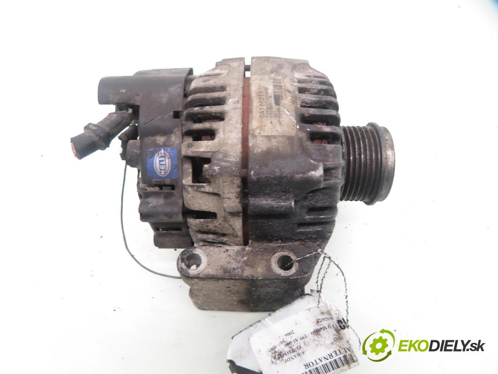 FIAT GRANDE PUNTO (199_) HB 2006 66,00 1.3 D Multijet 90 - 199 A3.000 1248,00 Alternátor CA1862IR (Alternátor)