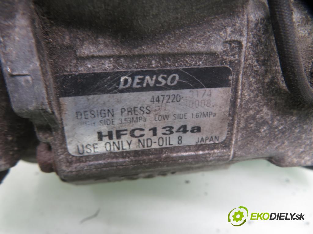 LEXUS IS I (JCE1_, GXE1_) SEDAN 2005 114,00 200 (GXE10) - 1G-FE 1988,00 KOMPRESOR: klimatizácie 4472203174 (Kompresor klimatizácie)