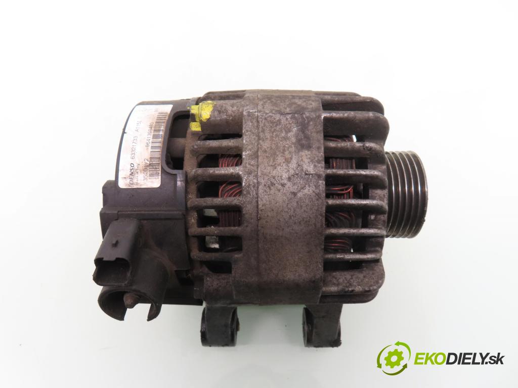 PEUGEOT 206 liftback (2A/C) HB 1999 55,00 1.4 i 75 -  KFX 1361,00 Alternátor 9641398480 ; 63321733 (Alternátor)