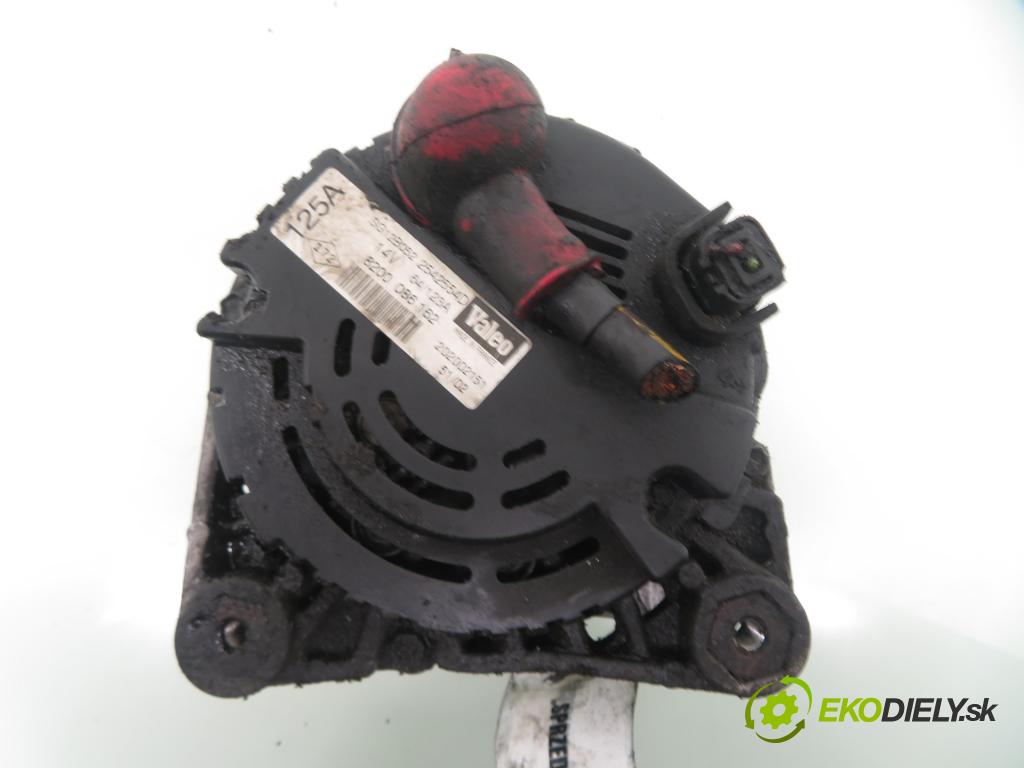 NISSAN PRIMERA (P12) SEDAN 2003 85,00 1.9 dCi - F9Q 1870,00 Alternátor 8200086162 ; SG12B052 ; 2542554D (Alternátor)