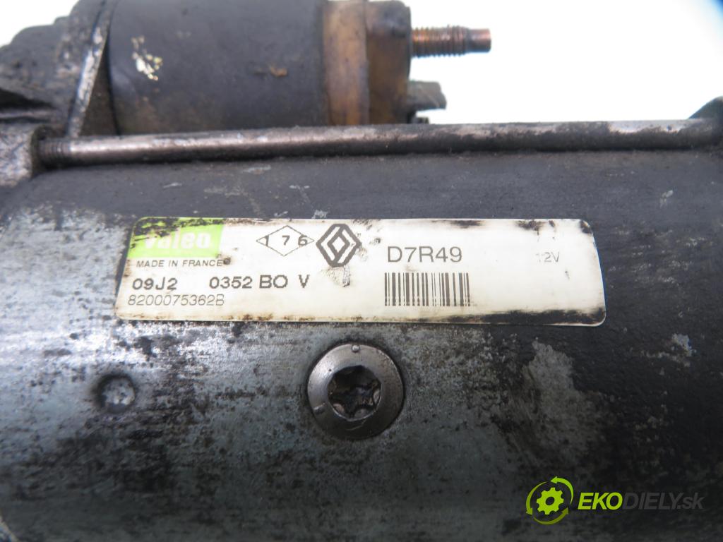 NISSAN PRIMERA (P12) SEDAN 2003 85,00 1.9 dCi - F9Q 1870,00 startér 8200075262B ; D7R49 (Startér)