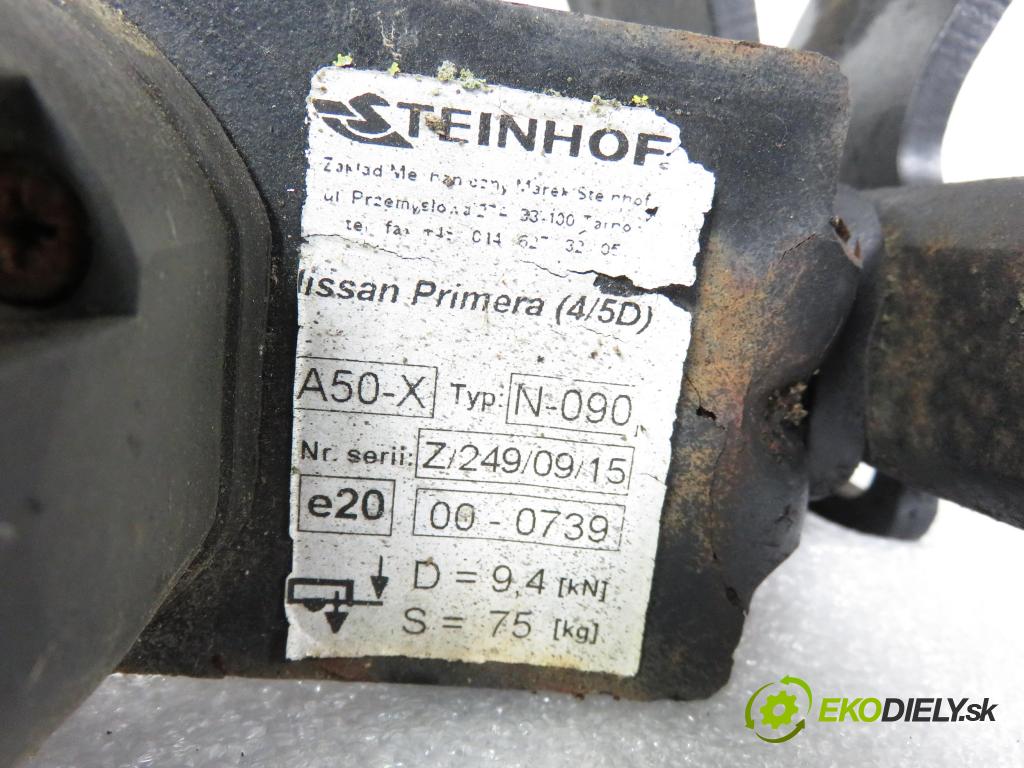 NISSAN PRIMERA (P12) SEDAN 2003 85,00 1.8 - QG18DE 1769,00 Hák