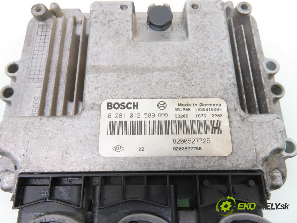 RENAULT SCENIC II (JM0/1_) MINIVAN 2006 96,00 1.9 dCi (JM15) - F9Q 804 1870,00 Riadiaca jednotka Motor 0281012589 ; 8200527725