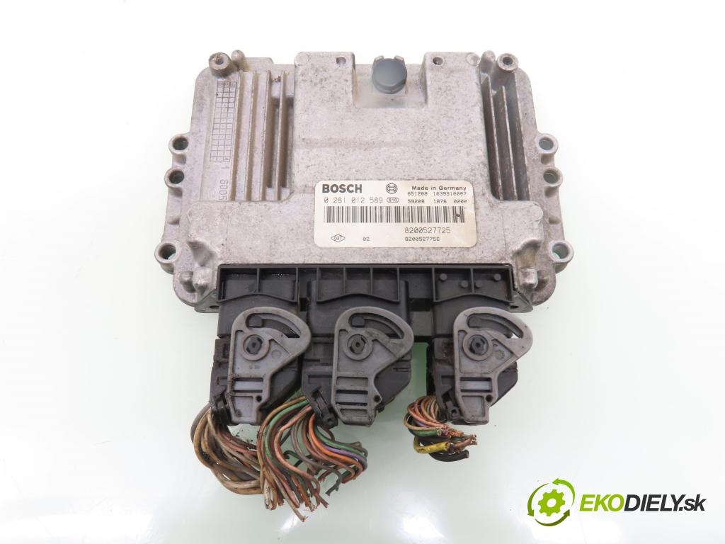 RENAULT SCENIC II (JM0/1_) MINIVAN 2006 96,00 1.9 dCi (JM15) - F9Q 804 1870,00 Riadiaca jednotka Motor 0281012589 ; 8200527725
