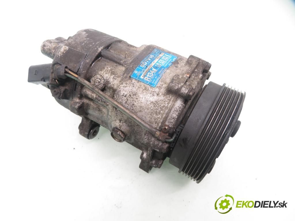 SKODA OCTAVIA I (1U2) SEDAN 2001 66,00 1.9 TDI - ALH 1896,00 KOMPRESOR: klimatizácie 1J0820803K ; SD7V16 (Kompresor klimatizácie)