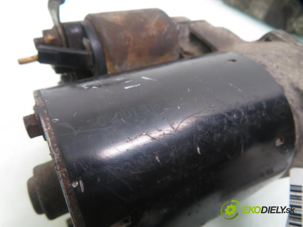 RENAULT CLIO II (BB_, CB_) HB 1999 43,00 1.2 8V 58 1149,00 startér 0001116001 ; 8651218032 (Startér)