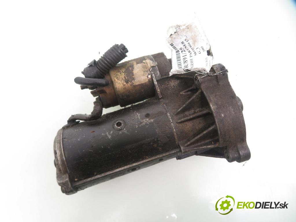 PEUGEOT PARTNER Skrzynia (5_, G_) CHLODNIA 2003 51,00 1.9 D - WJY (DW8B) 1868,00 startér  (Startér)