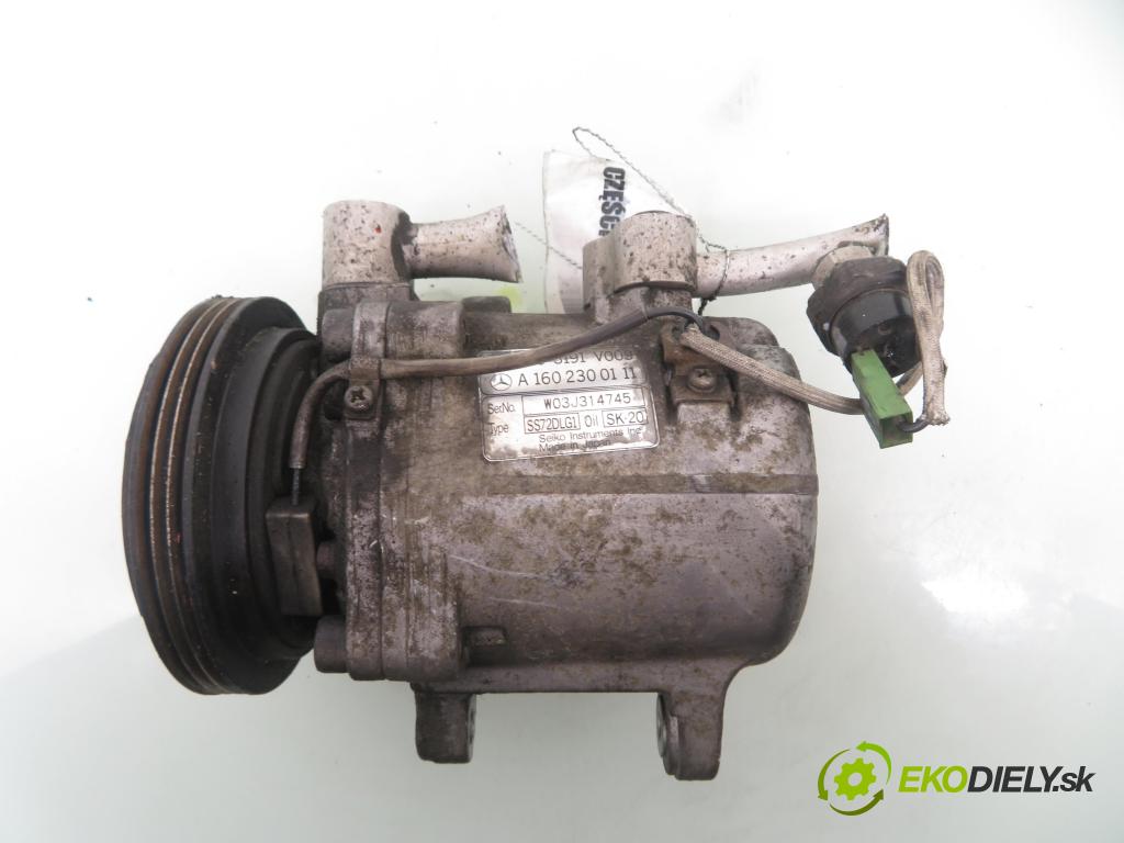 SMART FORTWO Coupe (450) HB 2004 45,00 0.6 R3 (450.332) - M 160.910 599,00 KOMPRESOR: klimatizácie 0003191V009 ; A1602300111 ; SS72DLG1 (Kompresor klimatizácie)