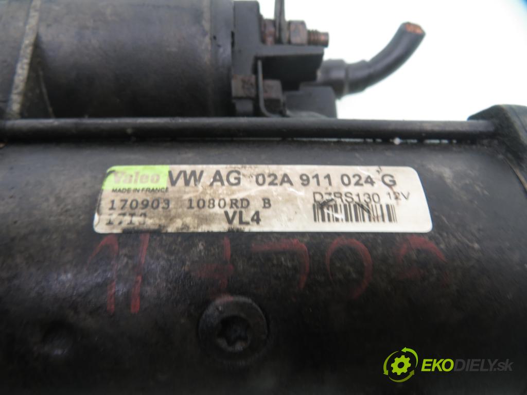 VW PASSAT B3/B4 Variant (3A5, 35I) KOMBI 1997 66,00 1.9 TDI - 1Z 1896,00 Štartér 02A911024G ; D7RS130 (Štartér)