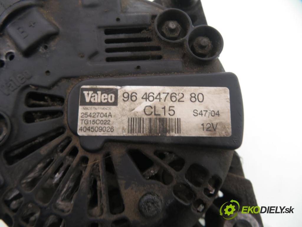 CITROEN C3 I (FC_) HB 2004 66,00 1.4 16V HDi - 8HY (DV4TED4) 1398,00 Alternátor 9646476280 ; 25427404A ; TG15C022 (Alternátor)