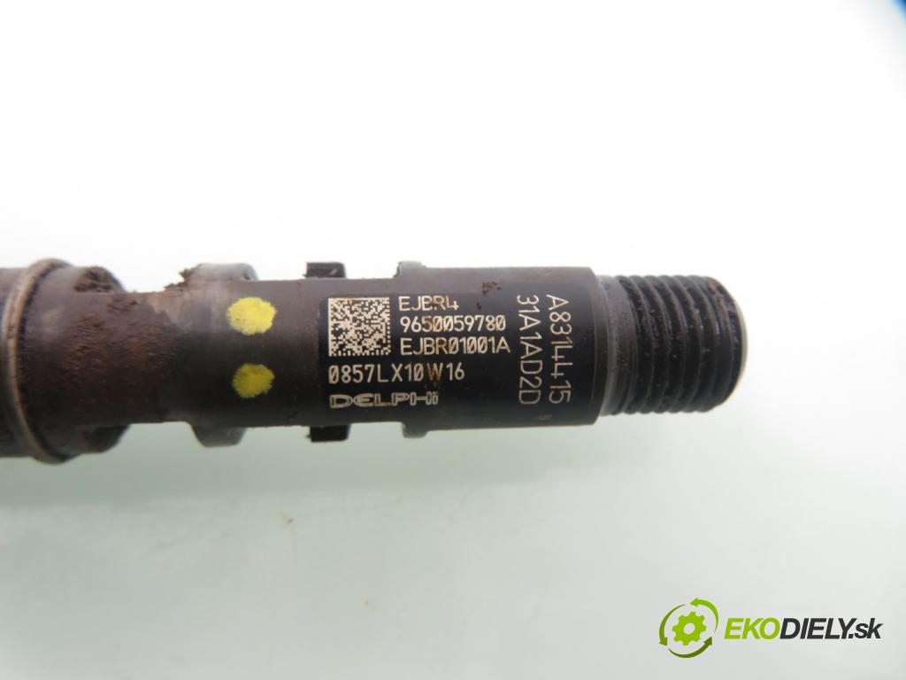 CITROEN C3 I (FC_) HB 2004 66,00 1.4 16V HDi - 8HY (DV4TED4) 1398,00 vstřikovač 9650059780 ; EJBR01001A (Vstřikovač paliva)