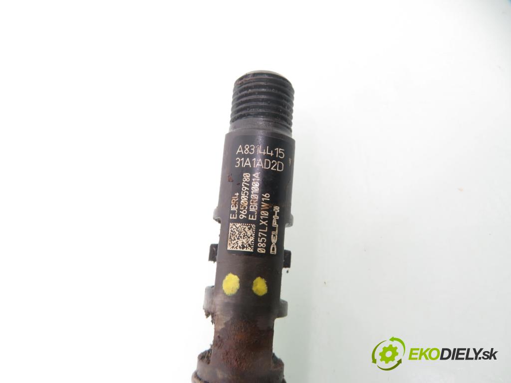 CITROEN C3 I (FC_) HB 2004 66,00 1.4 16V HDi - 8HY (DV4TED4) 1398,00 vstřikovač 9650059780 ; EJBR01001A (Vstřikovač paliva)