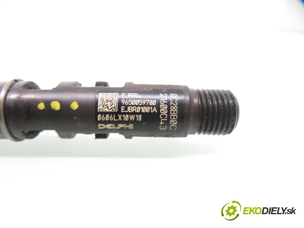 CITROEN C3 I (FC_) HB 2004 66,00 1.4 16V HDi - 8HY (DV4TED4) 1398,00 vstřikovač 9650059780 ; EJBR01001A (Vstřikovač paliva)