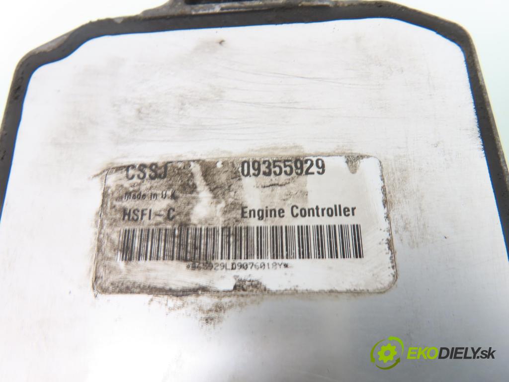 OPEL ASTRA G liftback (T98) HB 1999 74,00 1.6 16V - X 16 XEL 1598,00 spinačka / imobilizéra IMMO / Riadiaca jednotka 09355929