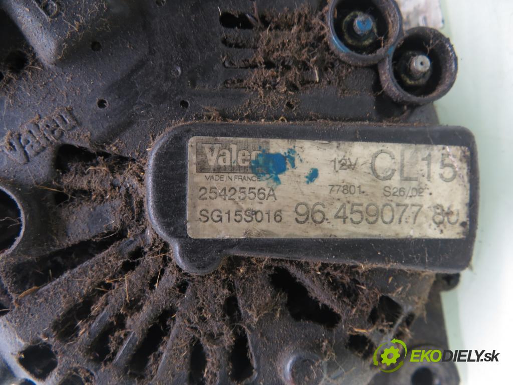 PEUGEOT PARTNER Skrzynia (5_, G_) FURGON 2006 66,00 2.0 HDi - RHY (DW10TD) 1997,00 Alternátor 9645907780 ; 2542556A ; SG15S016 (Alternátor)