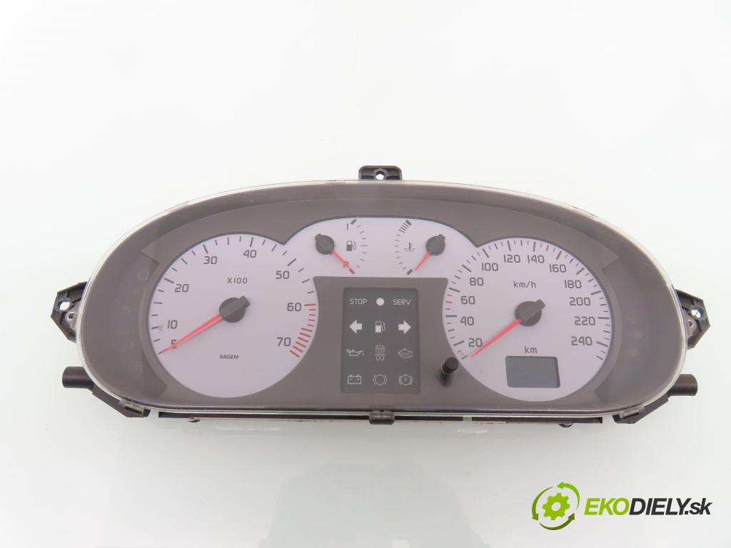 RENAULT SCENIC I (JA0/1_) MINIVAN 2002 102,00 2.0 16V 139 - F4R 740 1998,00 Prístrojovka elektrický P8200038783