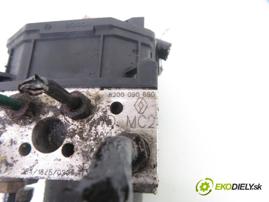 RENAULT SCENIC I (JA0/1_) MINIVAN 2002 75,00 1.9 dCi 102 - F9Q 732 1870,00 Pumpa ABS 8200090690 ; 0265225107 ; 0265950046 (Pumpa ABS)