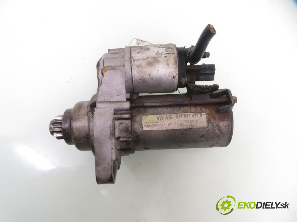 VW POLO (9N_) HB 2008 44,00 1.2 6V 60 - BBM 1198,00 Štartér 02T911023S ; D6GS12 (Štartér)