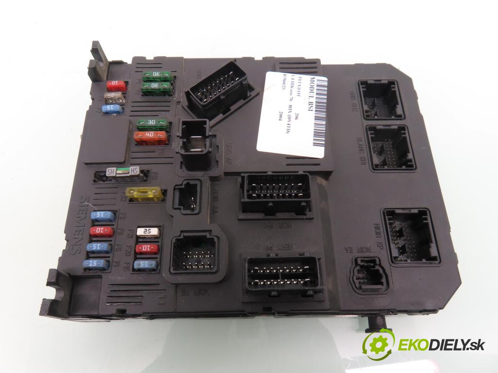 PEUGEOT 206 liftback (2A/C) HB 2004 50,00 1.4 HDi 8V 70 - 8HX 1398,00 MODUL BSI S118085220C ; 9652474780