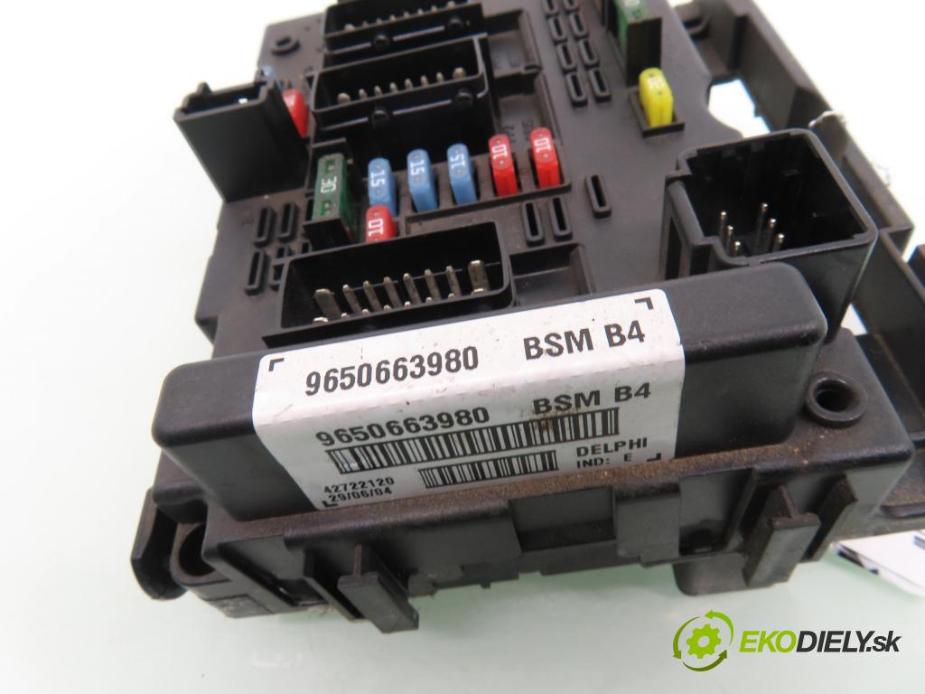 PEUGEOT 206 liftback (2A/C) HB 2004 50,00 1.4 HDi 8V 70 - 8HX 1398,00 MODUL BSM 9650663980