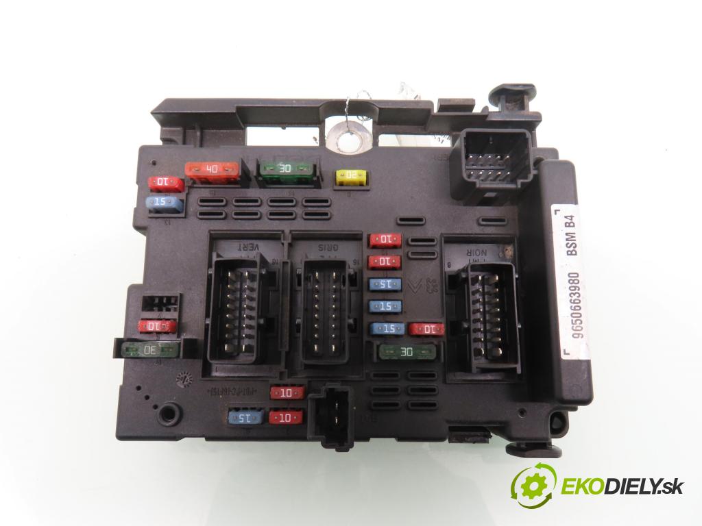 PEUGEOT 206 liftback (2A/C) HB 2004 50,00 1.4 HDi 8V 70 - 8HX 1398,00 MODUL BSM 9650663980