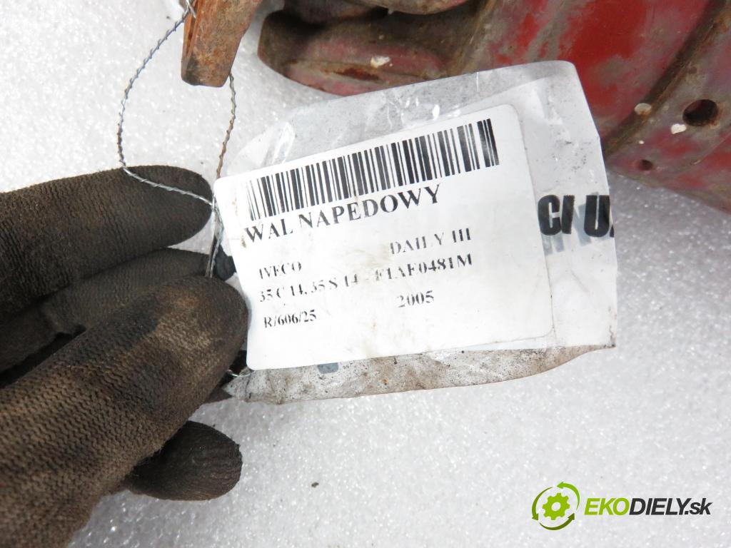 IVECO DAILY III skrzynia FURGON 2005 100,00 35 C 14, 35 S 14 - F1AE0481M 2287,00 hriadeľ JAZDA: