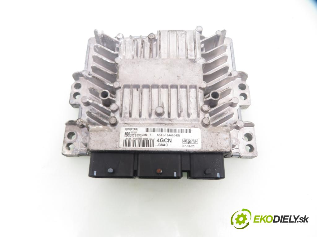 FORD S-MAX (WA6) MINIVAN 2007 103,00 2.0 TDCi - QXWB 1997,00 řídící jednotka motora 6G9112A650EN ; 5WS40402NT ; 4GCN