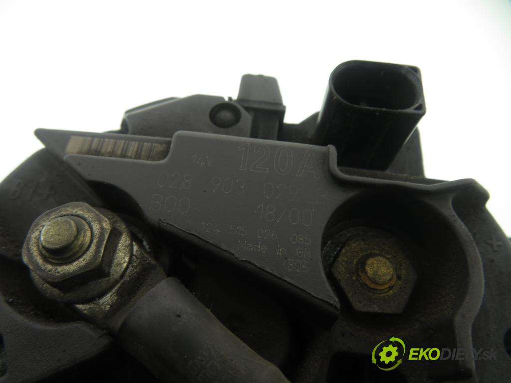 AUDI A4 (8D2, B5) SEDAN 1996 81,00 1.9 TDI 110 - AFN 1896,00 Alternátor 028903029B ; 0124515026 (Alternátor)